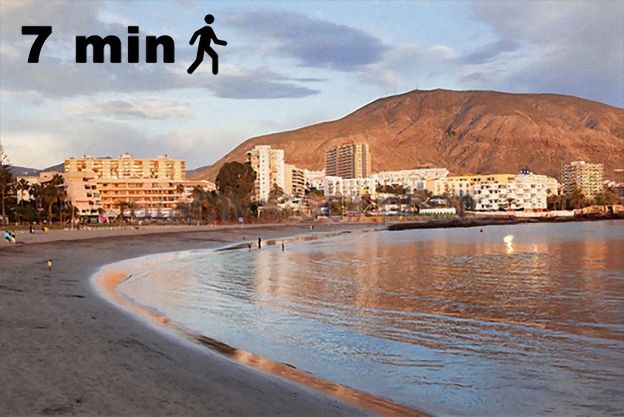 Jardin Canario Primera Linea De Playa Лос-Крістіанос Екстер'єр фото