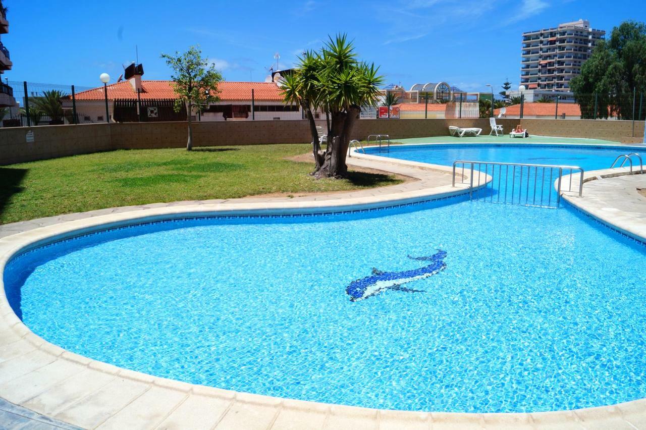 Jardin Canario Primera Linea De Playa Лос-Крістіанос Екстер'єр фото
